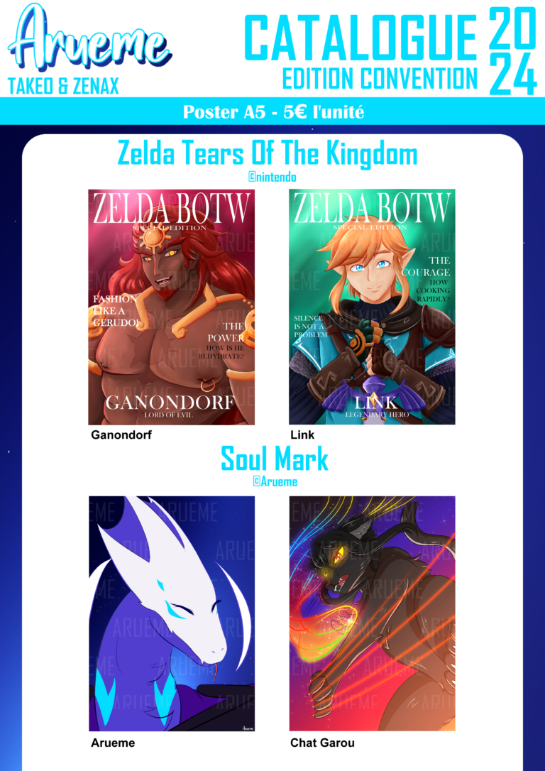 Poster A5 - Legend of Zelda Soul mark