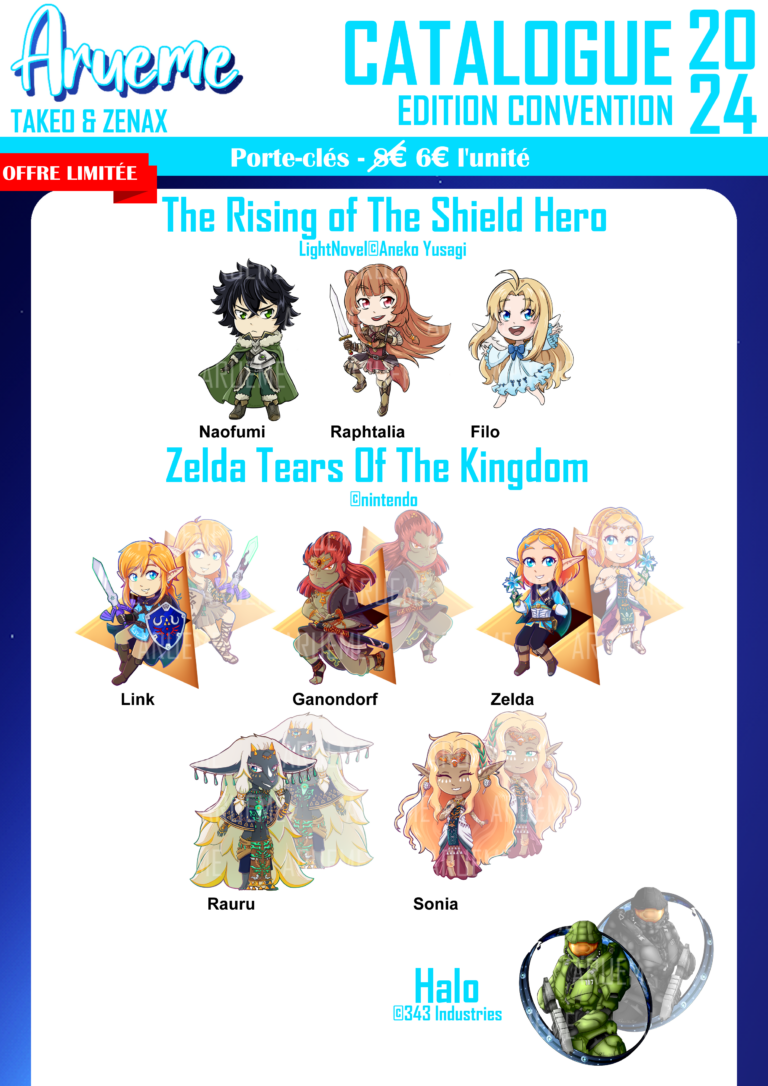 Porte-clés - The rising of the shield hero TOTK Halo