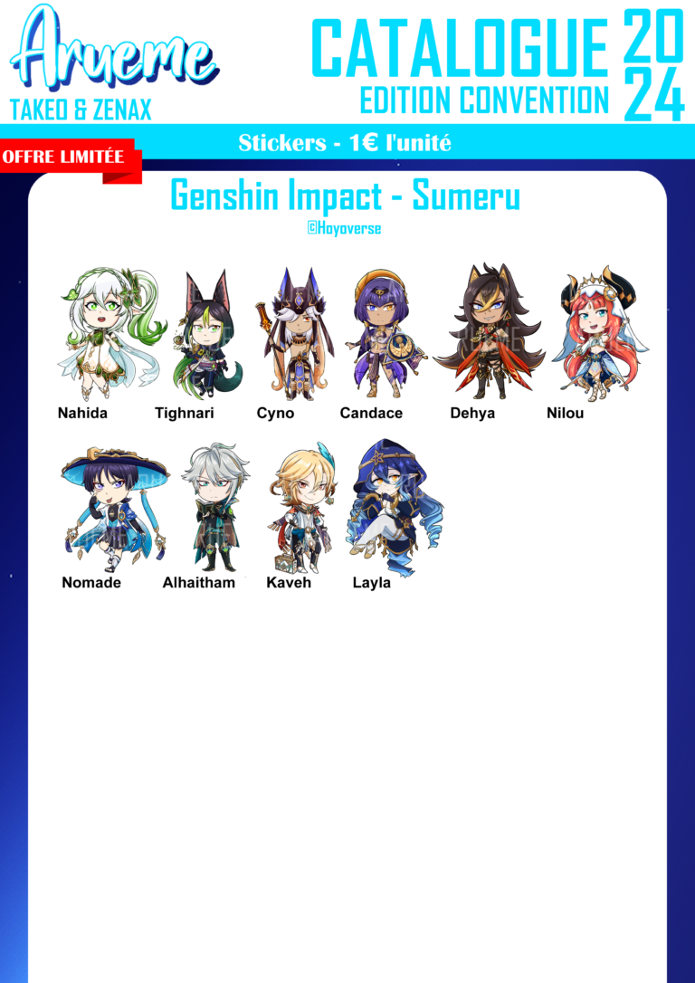 Stickers - Genshin Impact Sumeru