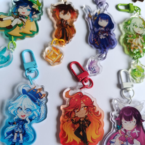 BestSeller - Keychains Archons Genshin